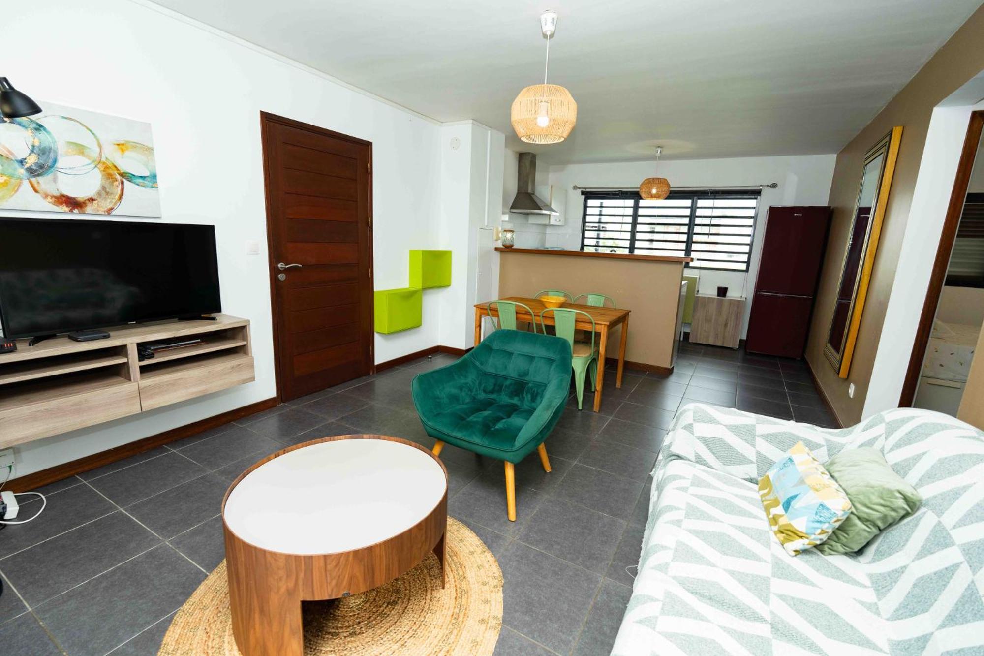 Hibiscus Standing- Appartement Cosy- 2 Chambres Climatisees- Cuisine Equipee- Wifi-Terrasse Кайен Екстериор снимка
